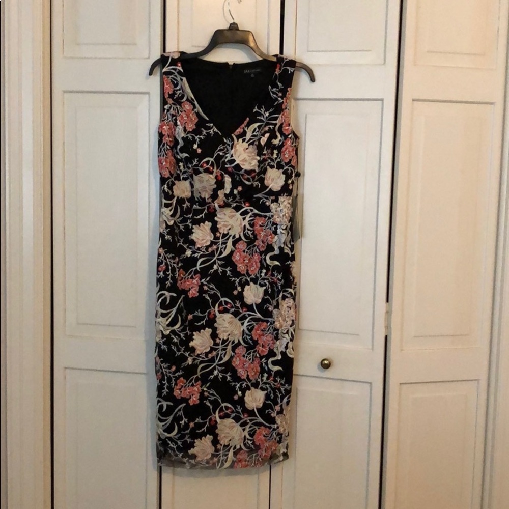Dress JAX Black Label embroidered lace sheath dress